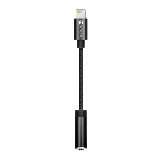 mworks! mPULSE! 3.5mm Aux to Lightning Adaptor Braided
